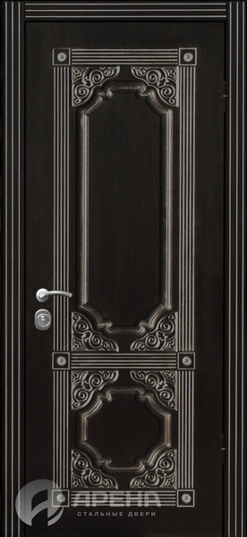 Дверь AR-Артемида, венге 2, патина серебро